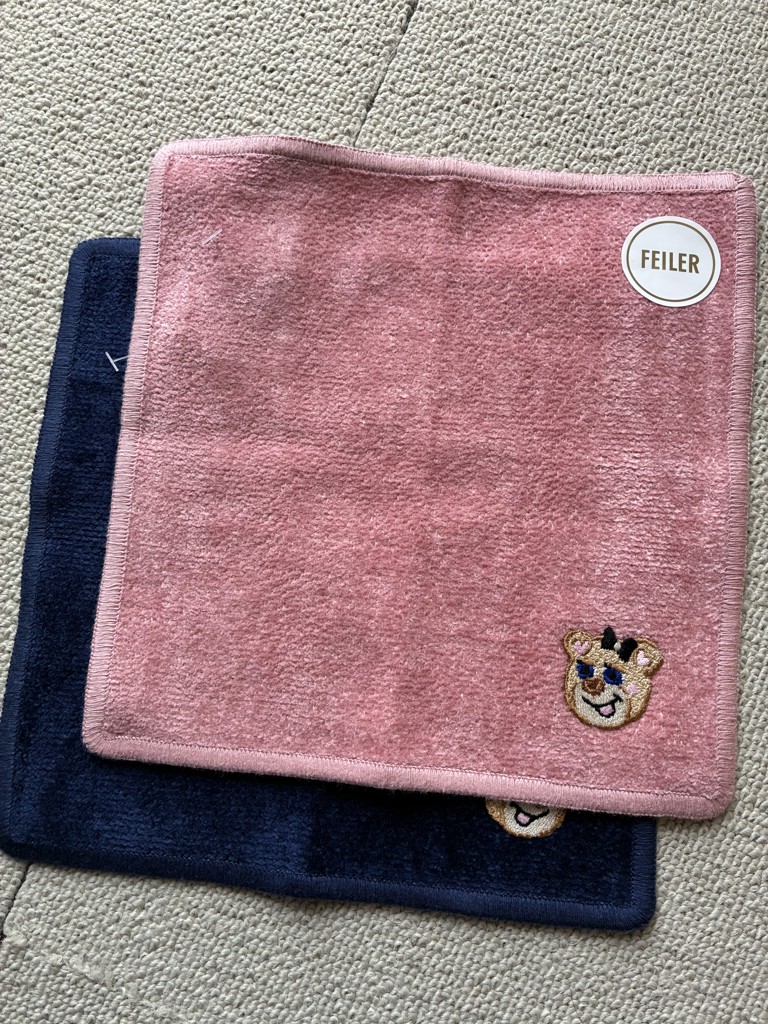 オールドテディガール 刺繍ハンカチ L/OTG-253071(ピンク): LOVERARY
