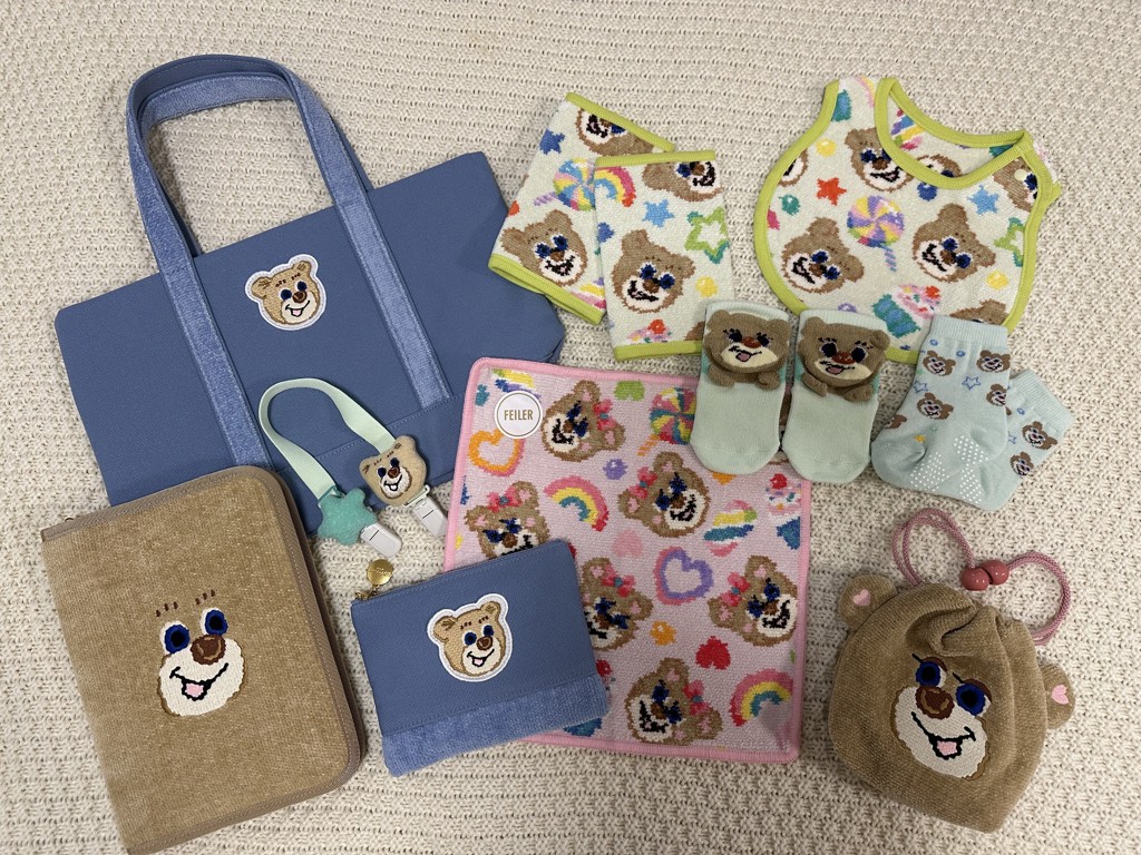 オールドテディ ワッペントートバッグ L/OTE-163164(ネイビー