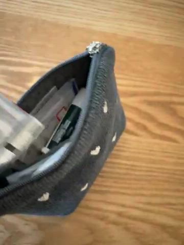 ラブラリーハート 舟型ポーチS L/LRH-257146(グレー): LOVERARY BY