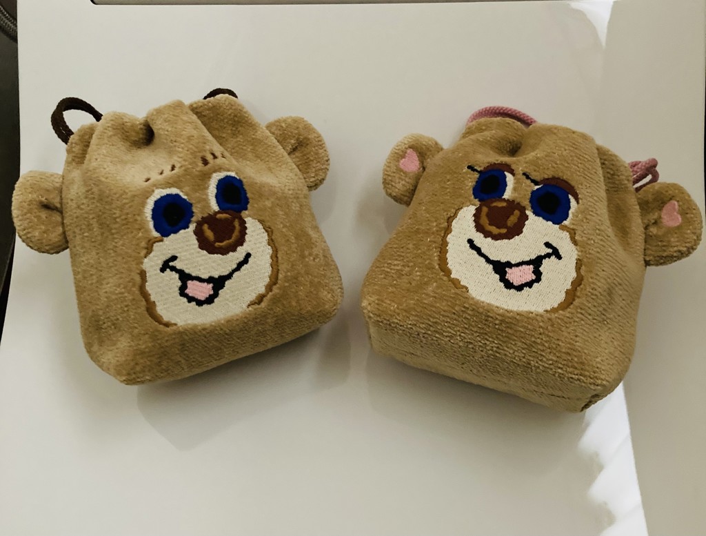 新品 フェイラー ドアップテディガール 耳付き巾着 ドアップテディ 耳