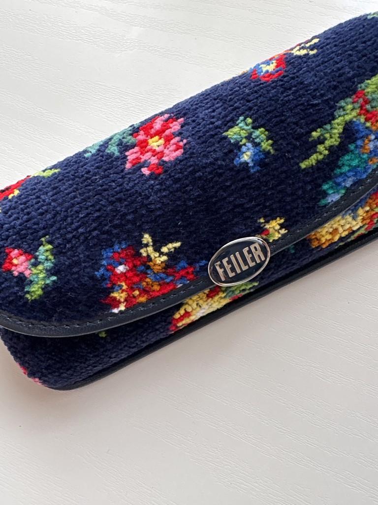 SALE 新品未使用　FEILER フェイラー メガネケース　ハイジ ハイジ 眼鏡ケース HE-221345(ネイビー): FEILER｜フェイラー