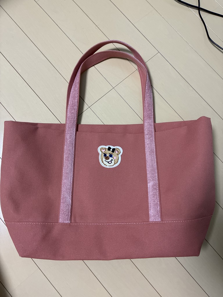 オールドテディガール ワッペントートバッグ（LL） L/OTG-260701