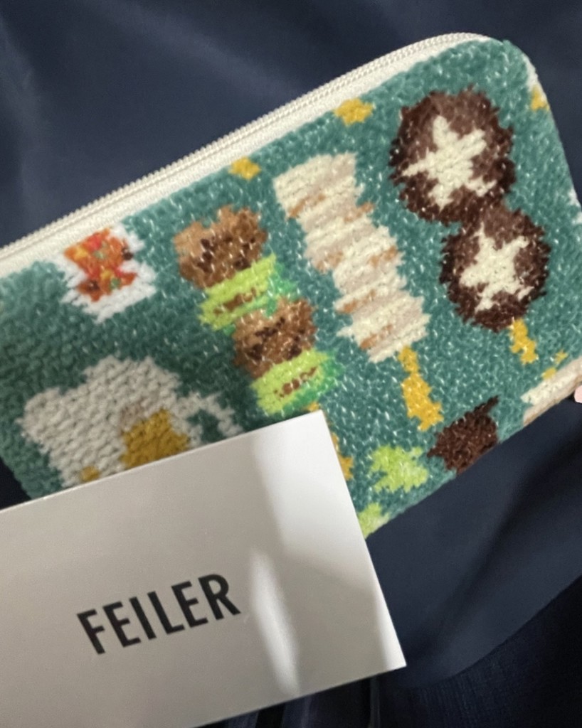 フェイラー　ハンカチ　L字ポーチ　セット　トリアエズビールデ！【完売品】 楽天市場】フェイラー公式/LOVERARY トリアエズビールデ！ 舟型