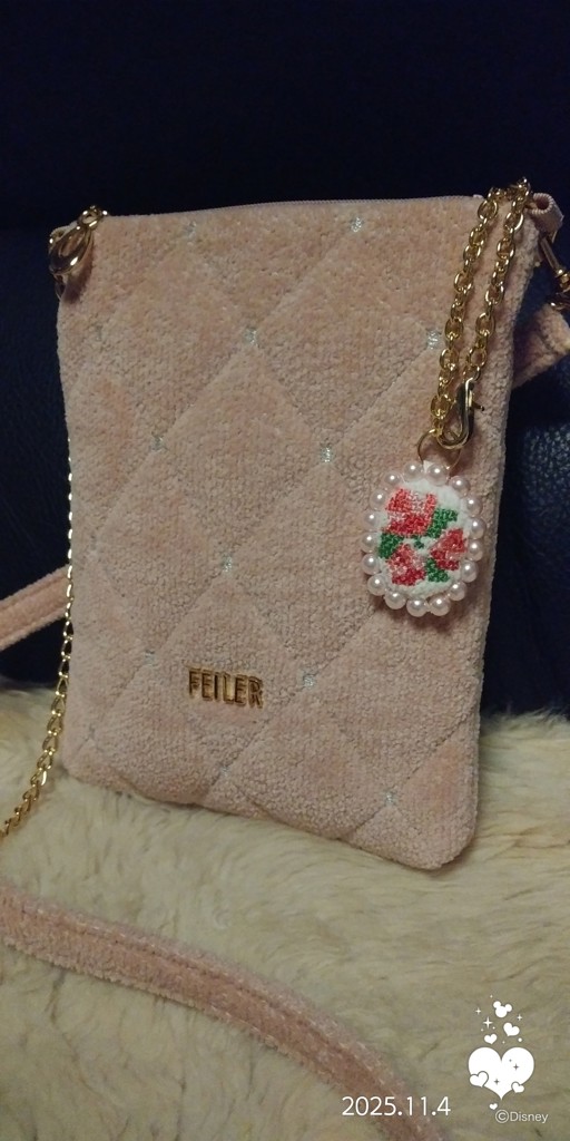 ユニ チェーンポシェット UNI-257228(ベージュ): FEILER｜フェイラー