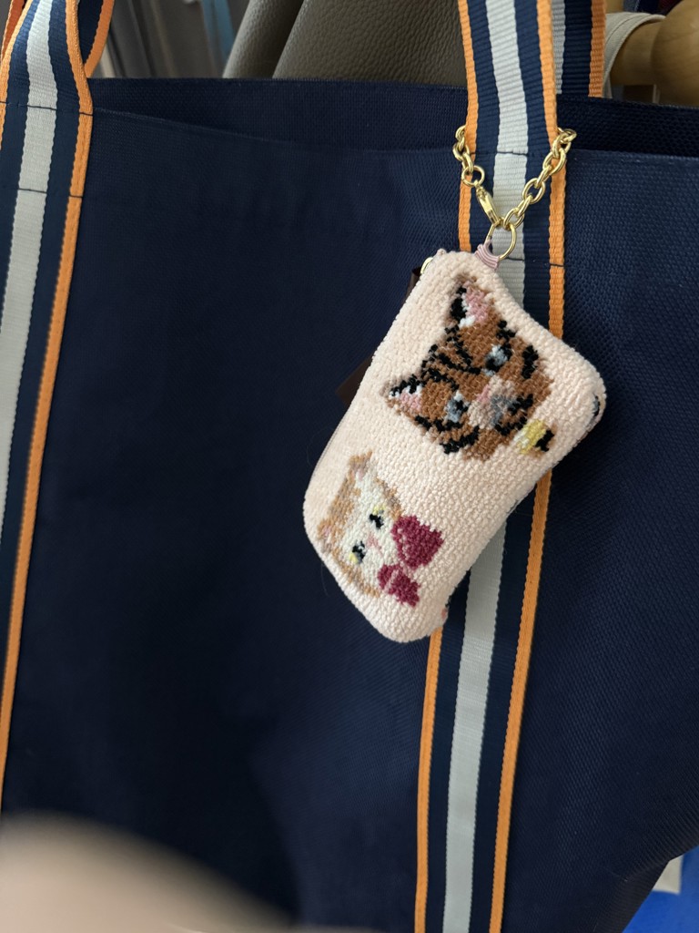 ラブラリープリティーキャッツ キー&カードポーチ L/LCT-213094(ペール