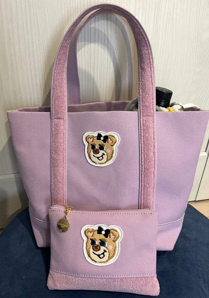 希少！ フェイラー オールドテディ ボア バッグ ラブリーバイフェイラー LOVERARY BY FEILER(ラブラリー バイ フェイラー) オールド