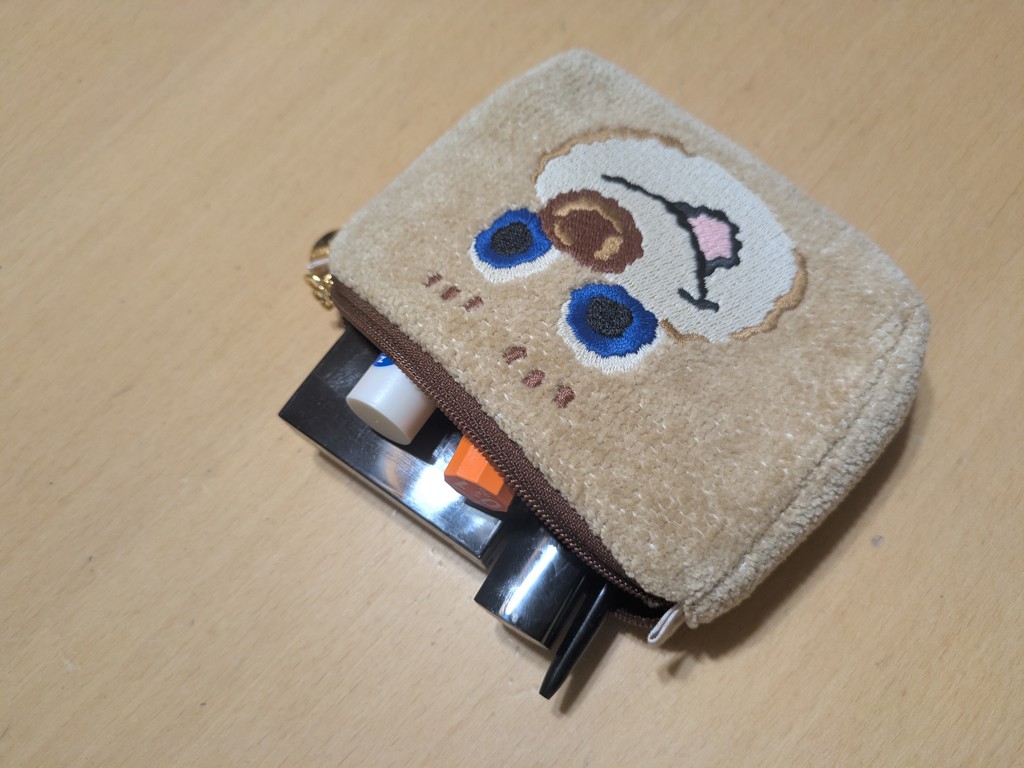 ドアップテディ ポーチ L/DUT-243232(ベージュ): LOVERARY BY FEILER