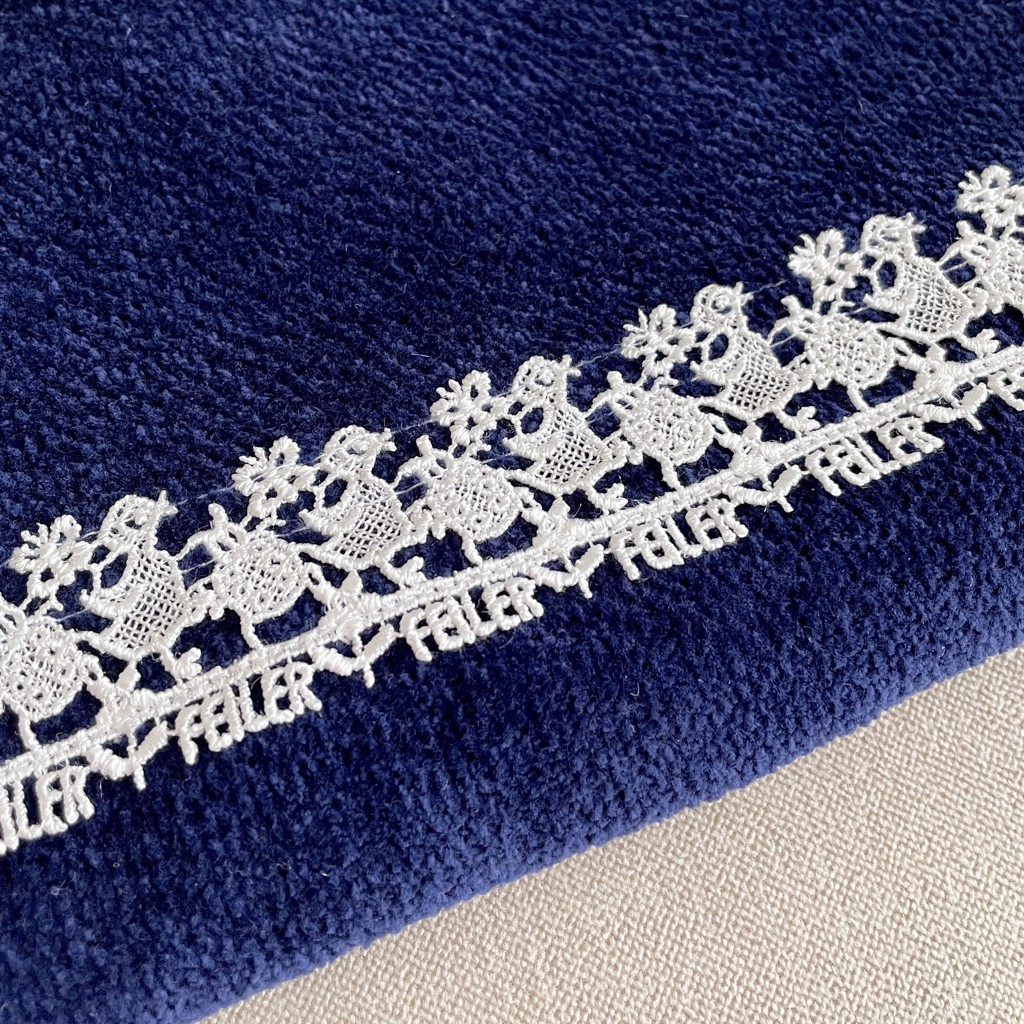 ハイジ 近沢レース店手付き巾着 HE-260301（WEB限定）(ネイビー