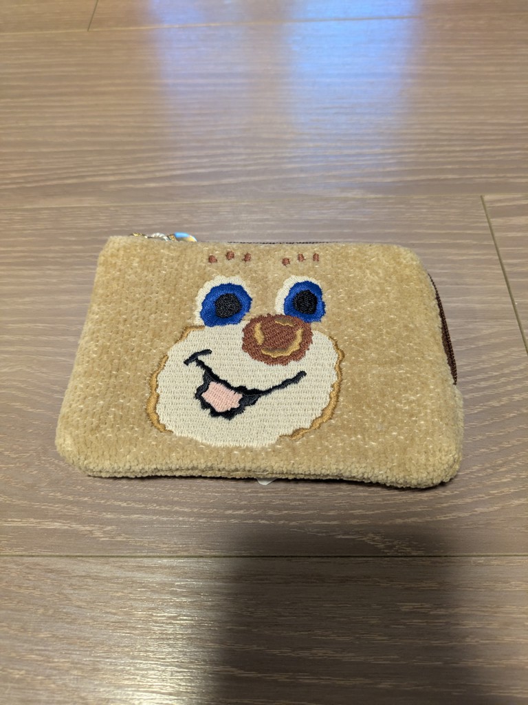 ドアップテディ L字ポーチ L/DUT-243231(ベージュ): LOVERARY BY