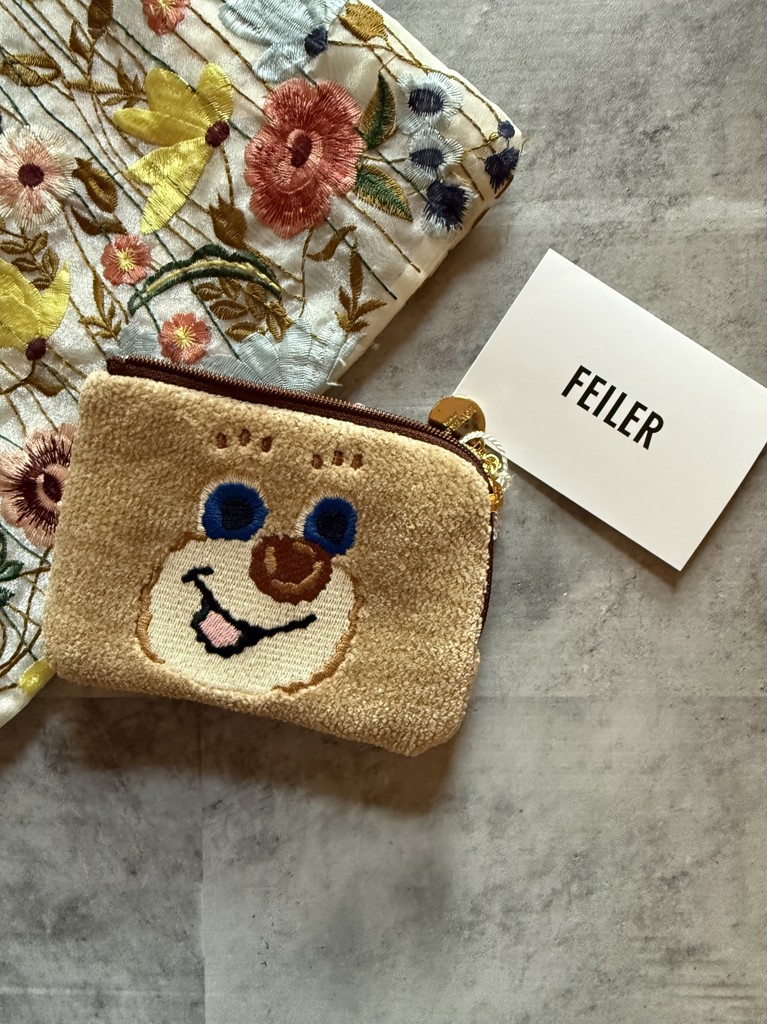 ドアップテディ L字ポーチ L/DUT-243231(ベージュ): LOVERARY BY