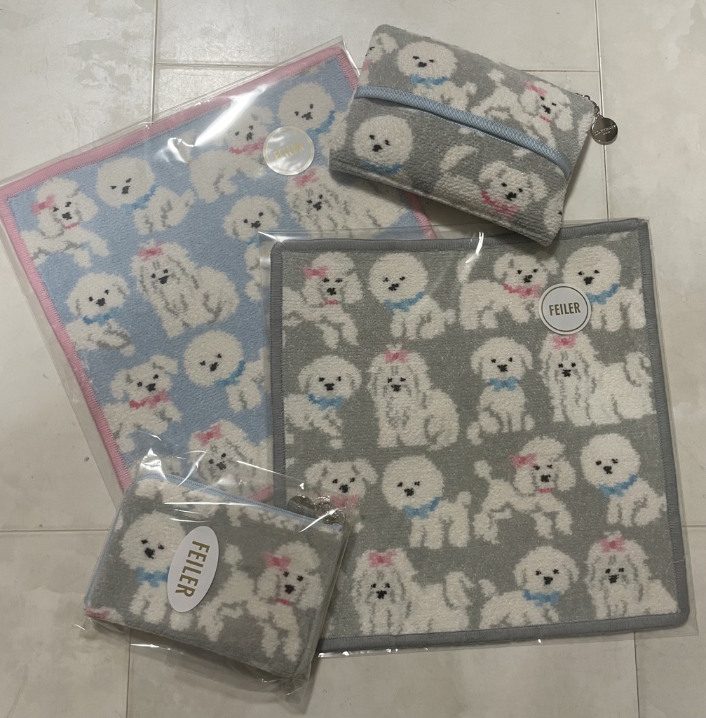 モフモフワンチャン ティッシュポーチ L/MWC-257364(シルバーグレー