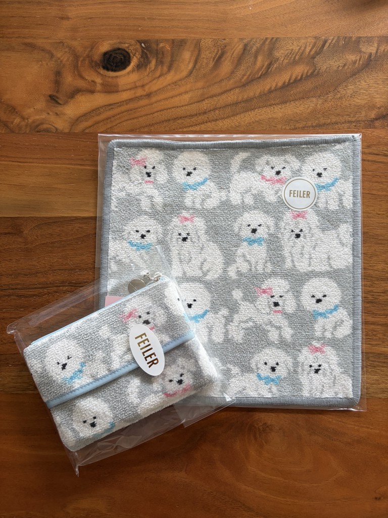 モフモフワンチャン ティッシュポーチ L/MWC-257364(シルバーグレー