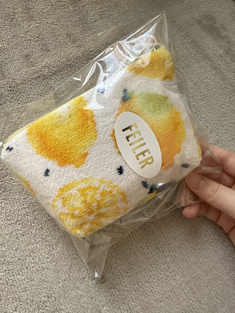 らて【フェイラー　FEILER】レモンドット　ポーチ　セット レモンドット ハンカチポーチ(ホワイト): LOVERARY BY FEILER