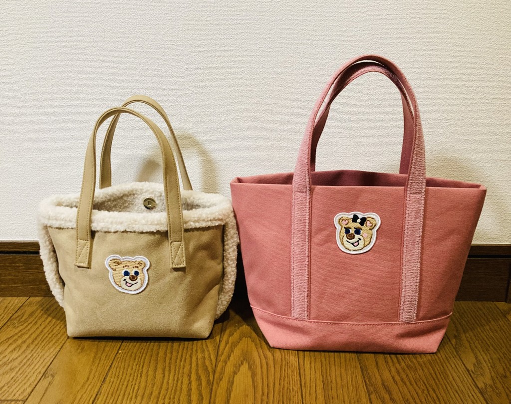 オールドテディ ワッペンボアトートバッグ L/OTE-257475(ベージュ