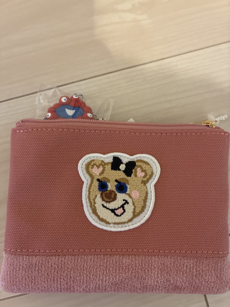 オールドテディガール ワッペンポーチ L/OTG-243039(ペール