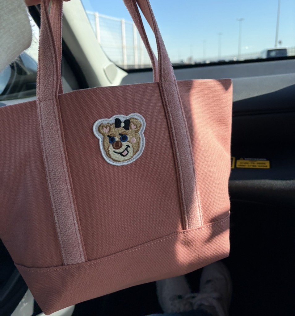 オールドテディガール ワッペントートバッグ L/OTG-233040(ピンク