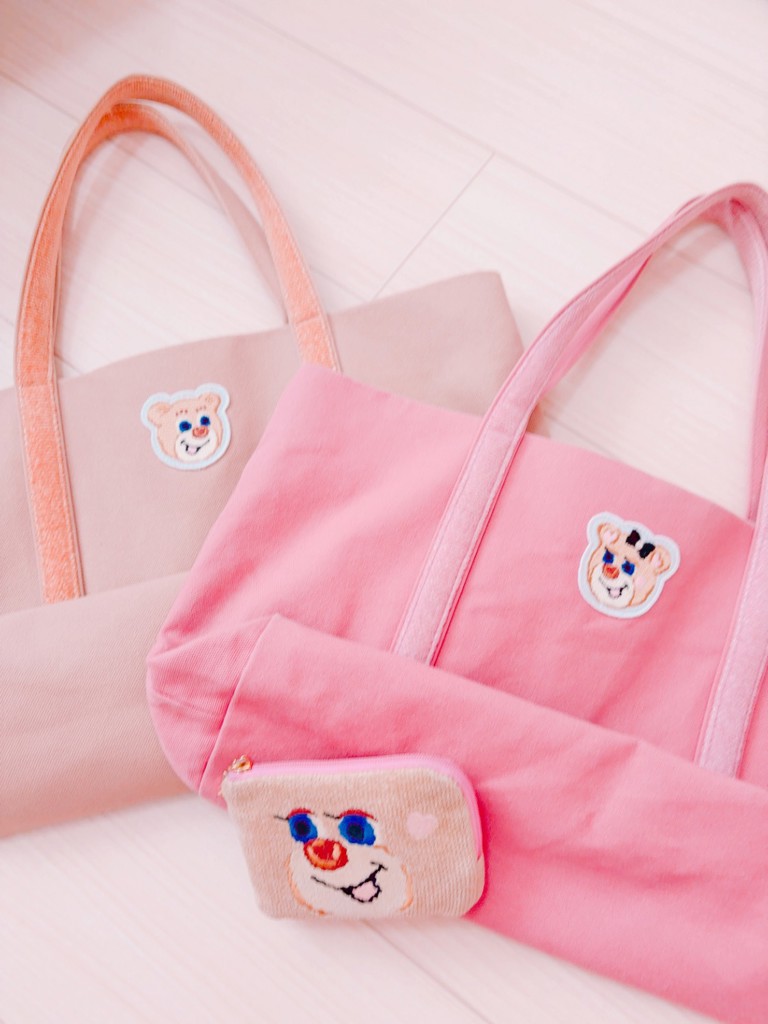 フェイラー/オールドテディ/ピンクトートバッグ/小さいサイズ フェイラーテディトートバッグ小パールパープル フェイラーテディ