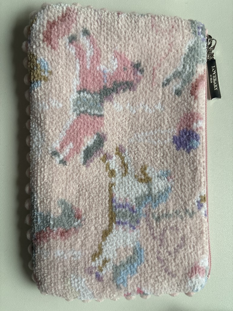 ラブラリーモクバ ポンポンポーチ L/LOM-253110(ペールピンク