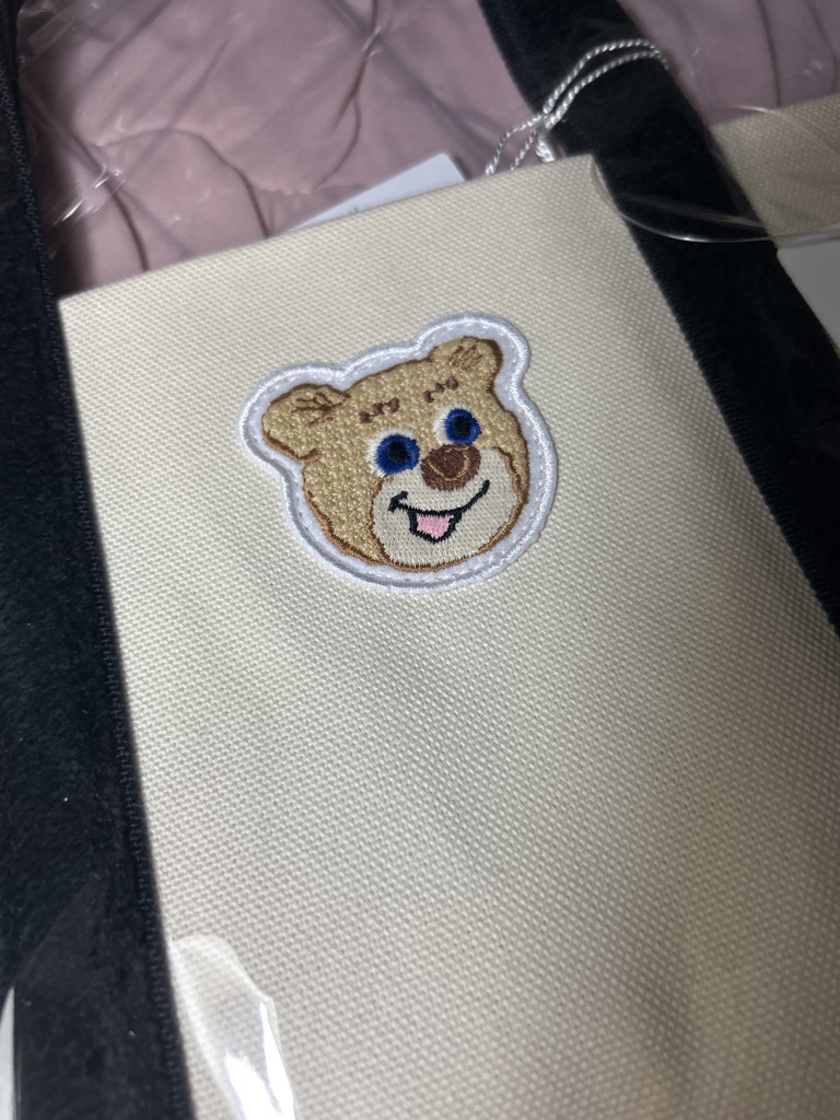 オールドテディ ワッペントートバッグ（L） L/OTE-260697(ネイビー