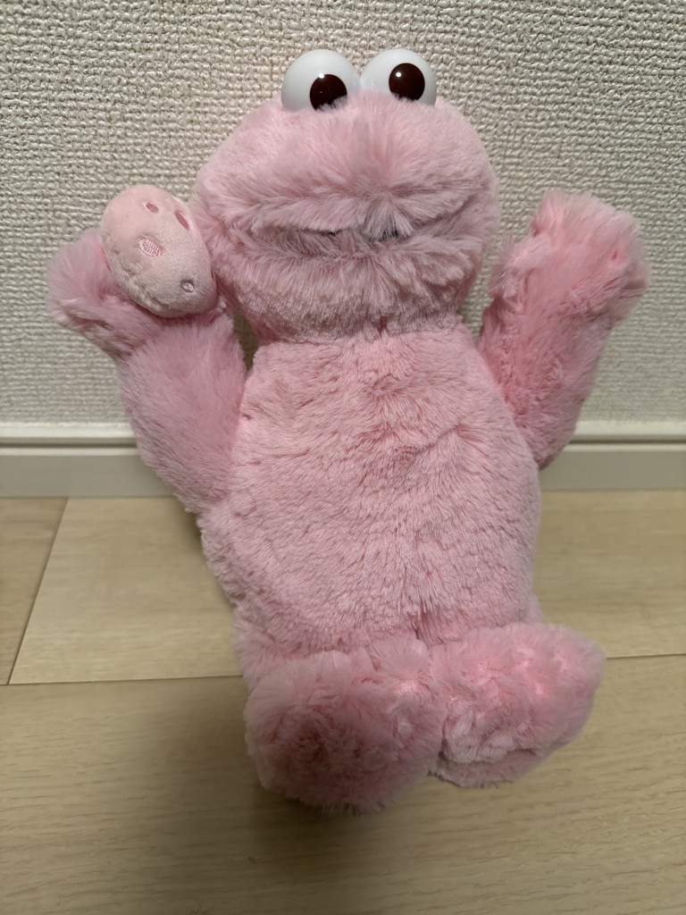ぬいぐるみS クッキーモンスター ピンク(ぬいぐるみ)｜SESAME STREET