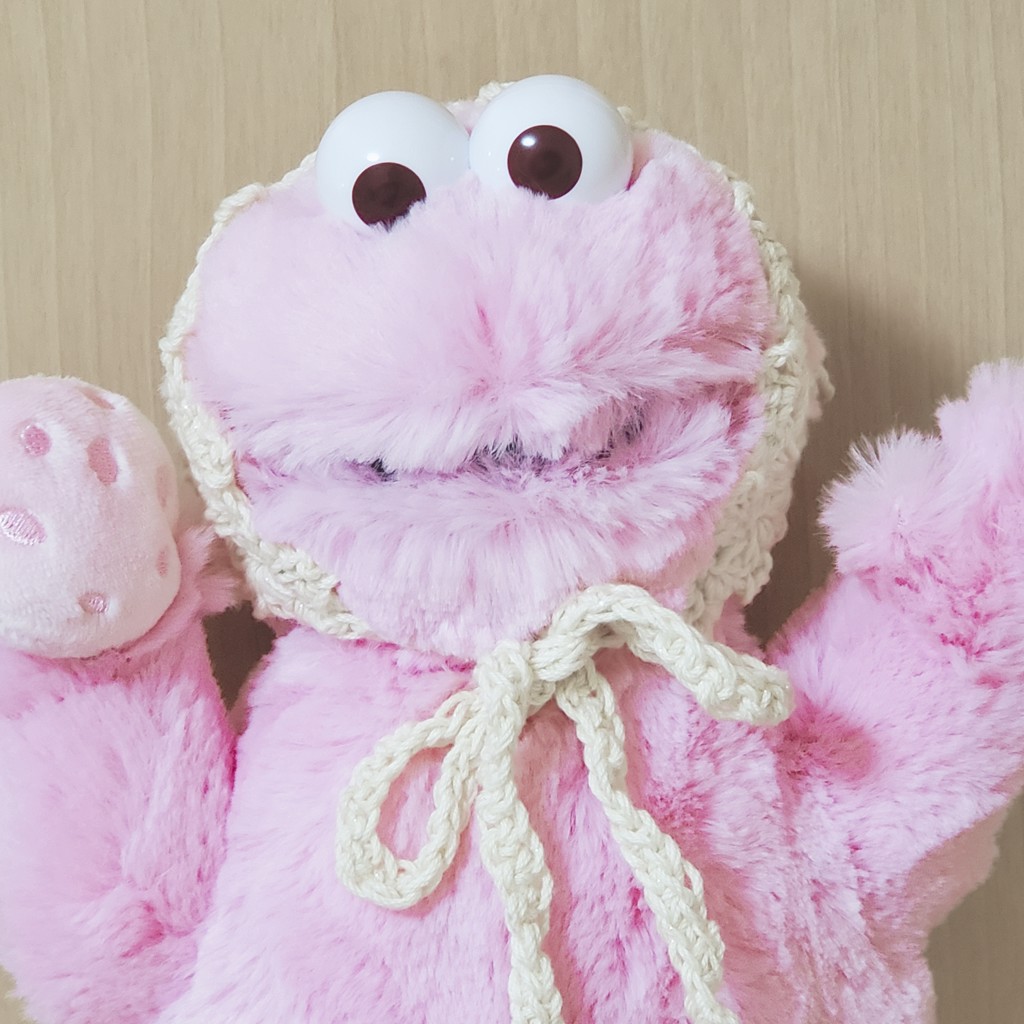 クッキー♡ぬいぐるみSサイズ♡ ぬいぐるみS クッキーモンスター ピンク(ぬいぐるみ)｜SESAME STREET