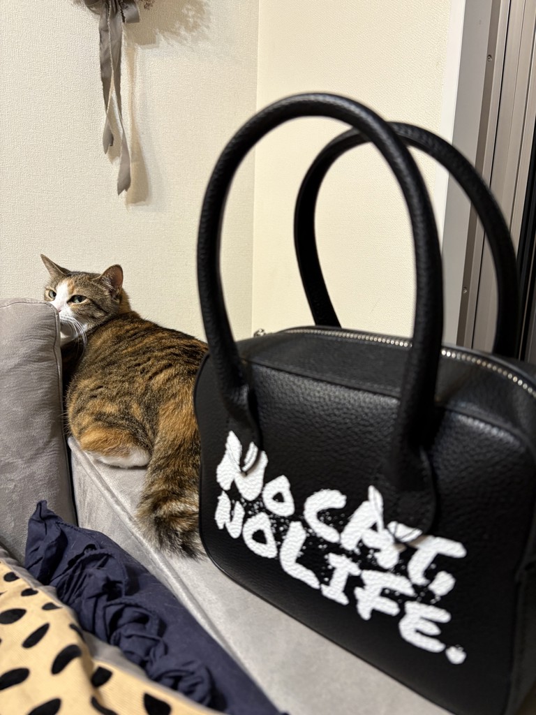 y*♡様 マミタス mmts NO CAT NO LIFE ボックス型ハンドバッ y*♡様 マミタス mmts NO CAT NO LIFE ボックス型ハンドバッ