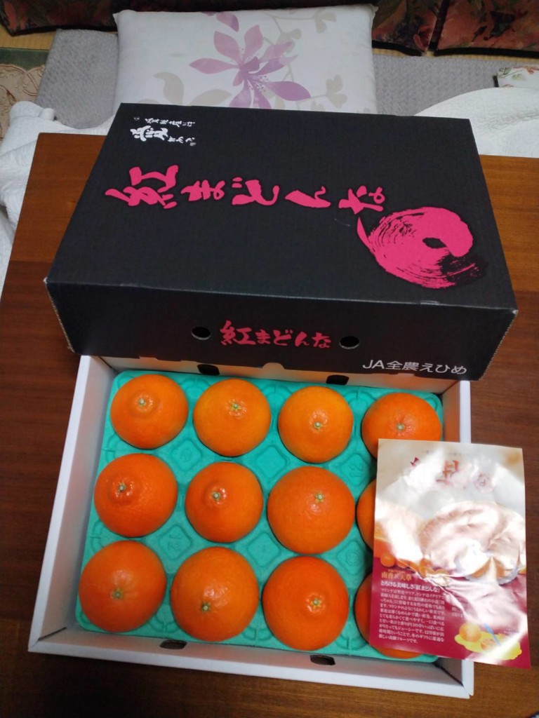 KB－1】紅まどんな 化粧箱（秀L15玉～3L10玉）JAおちいま