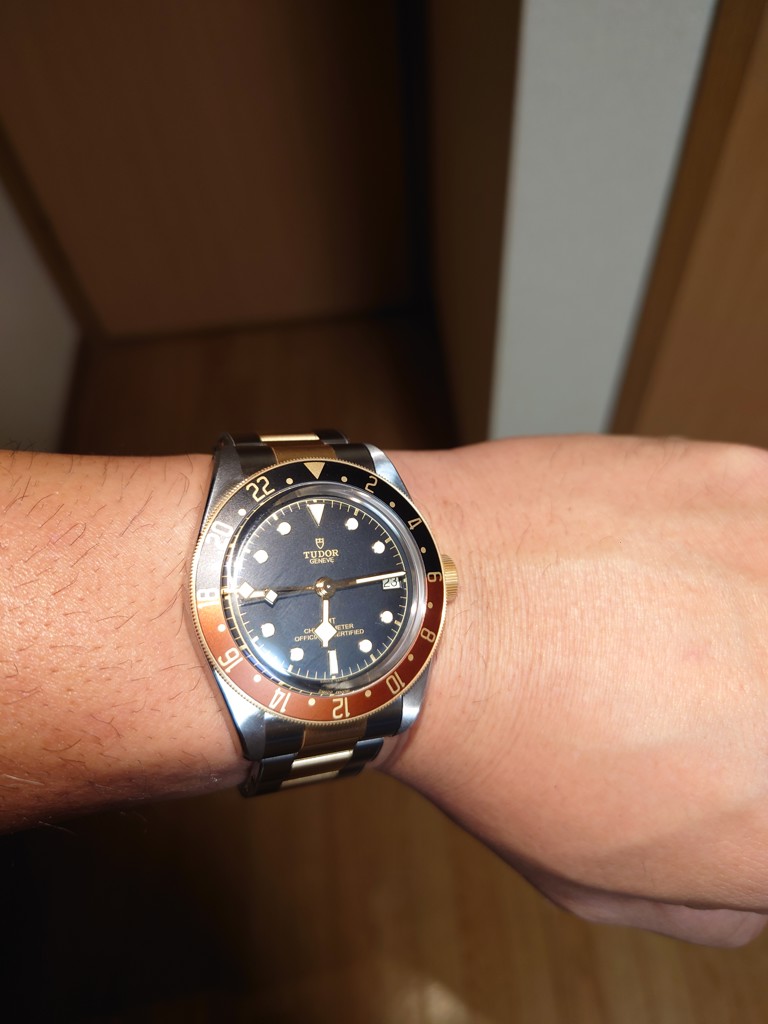 ヘリテージ ブラックベイ GMT S&G[79833MN-0001] Heritage Black Bay