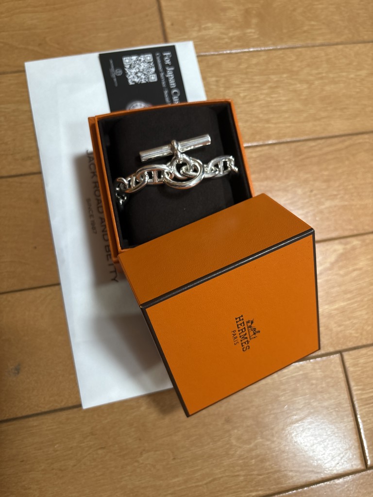 本日最終日 HERMES シェーヌ✧︎ダンクル TGM ブレスレット 14コマ シェーヌ・ダンクル ブレスレット GM 14コマ[H101672B 014