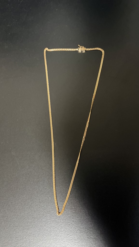 喜平 K18 6面 ダブル 10g 50cm ネックレス 造幣局刻印有り