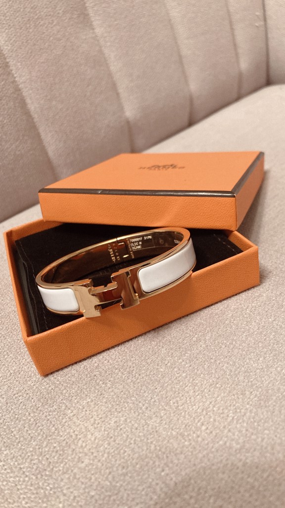 クリックH ブレスレット PM ブラン ホワイト 白[H700001F 31] Clic H