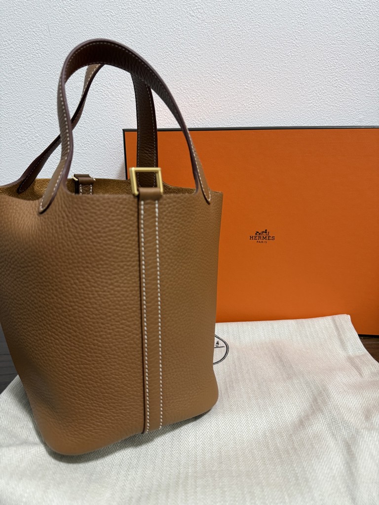 エルメス ピコタンロックPM ゴールド ブラウン H056289CC37 | バッグ