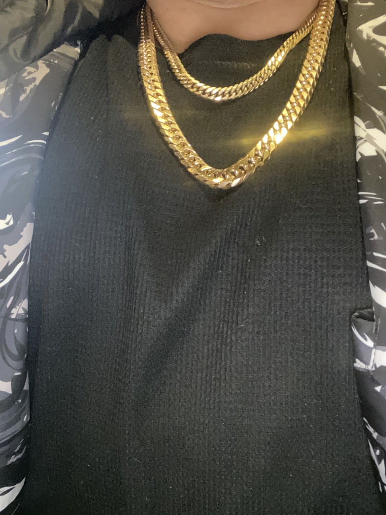 K18 6面 ダブル 300g 60cm ネックレス 造幣局刻印有り[] Kihei