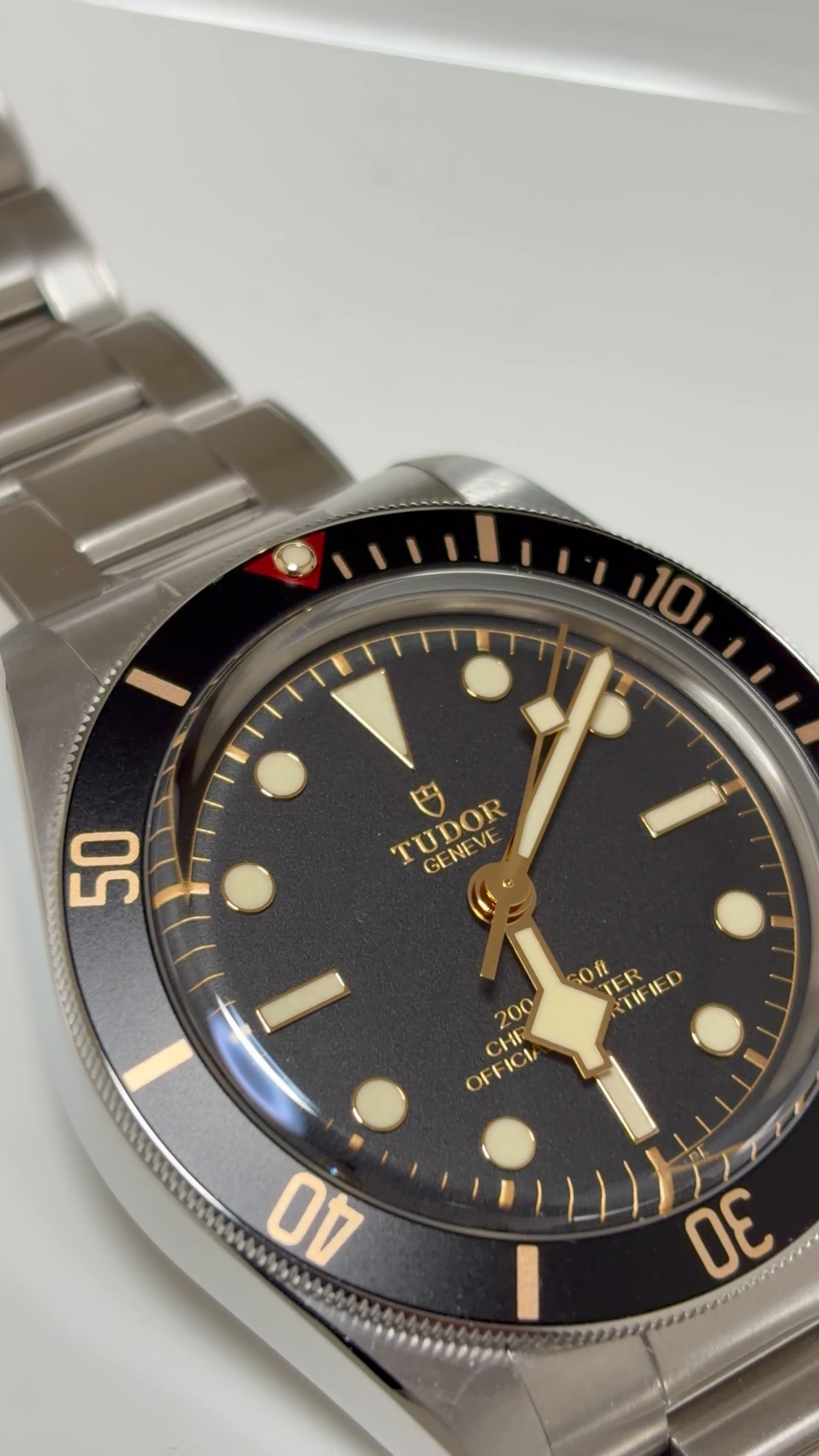 美品 TUDOR チュードル ヘリテージ ブラックベイ79030B ヘリテージ ブラックベイ フィフティエイト[79030B-0001] Heritage