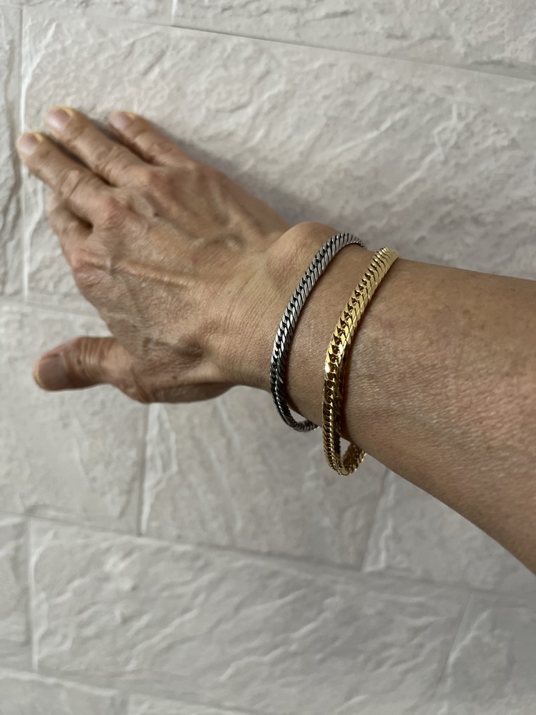 K18 14面 トリプル 20g 20cm ブレスレット 造幣局刻印有り[] Kihei