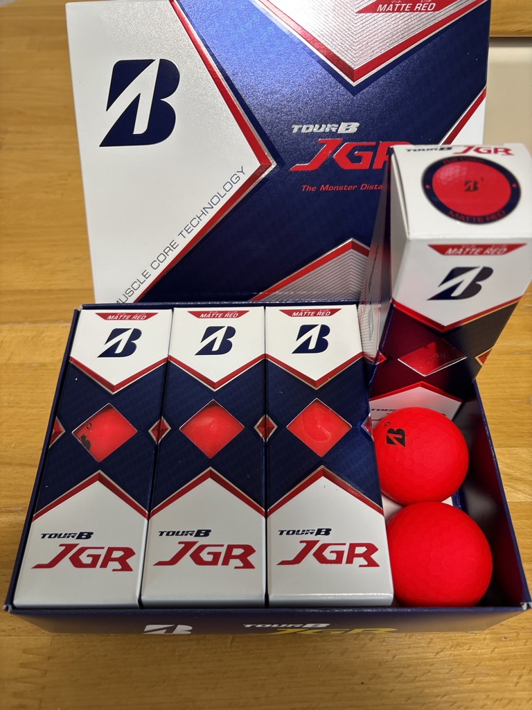 2021年モデル】TOUR B JGR（マットレッド）[1ダース：12個