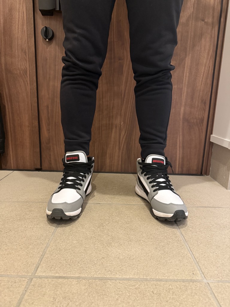 新古品　BRIEFING × BRIDGESTONE GOLF HIGH BRIEFING × BRIDGESTONE GOLF HIGH(25.0cm WG（白/グレー）): ギア