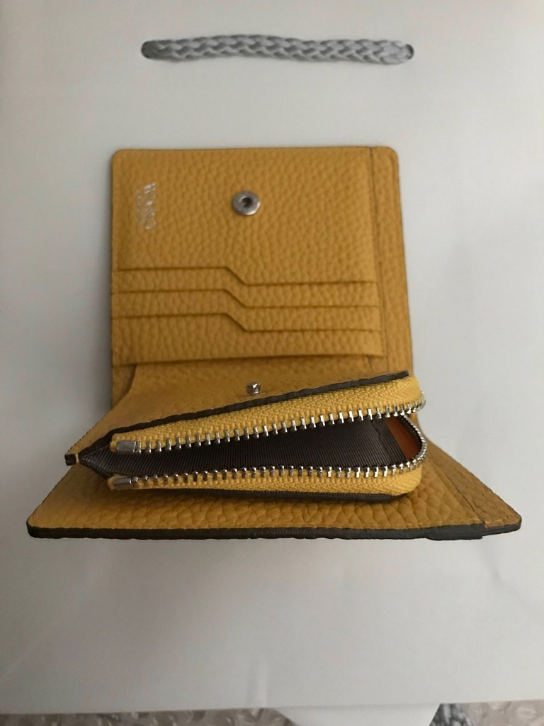 二つ折り財布 イエロー |折り財布 | WAKO公式オンラインブティック