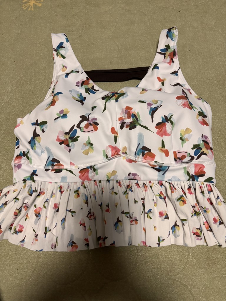 SUKALA】ローズプリントブラトップ(XS・S・M・Lサイズ ライラック