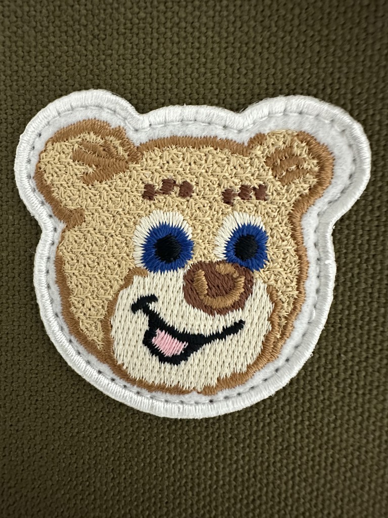 オールドテディ ワッペントートバッグ L/OTE-163165(ネイビー