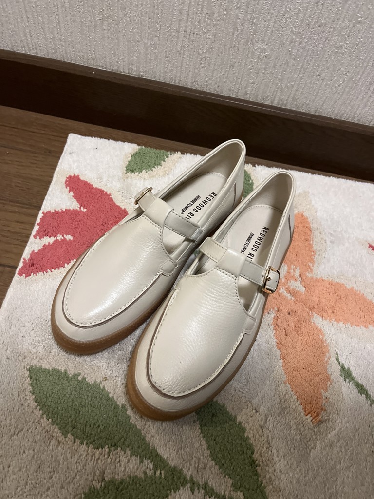 REDWOOD RIVER 【REDWOOD RIVER×MINNETONKA(R)】 Tストラップシューズ 