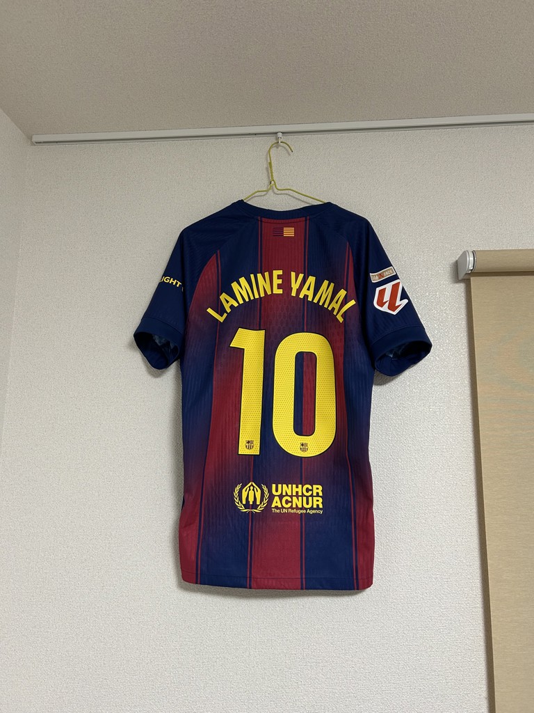 25-26 バルセロナ HOME オーセンティックユニフォーム／サッカー