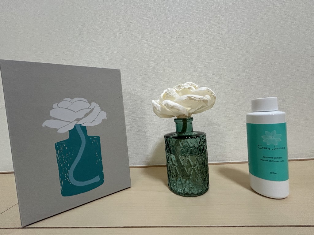 Sola Flower Diffuser 120ml 円柱瓶(120ml): クレイジージャスミン