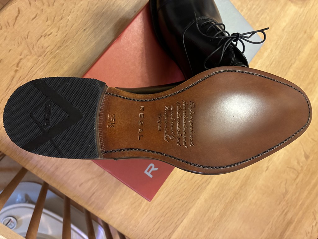 REGAL ストレートチップ 革底（01DRCD） | 靴のリーガル